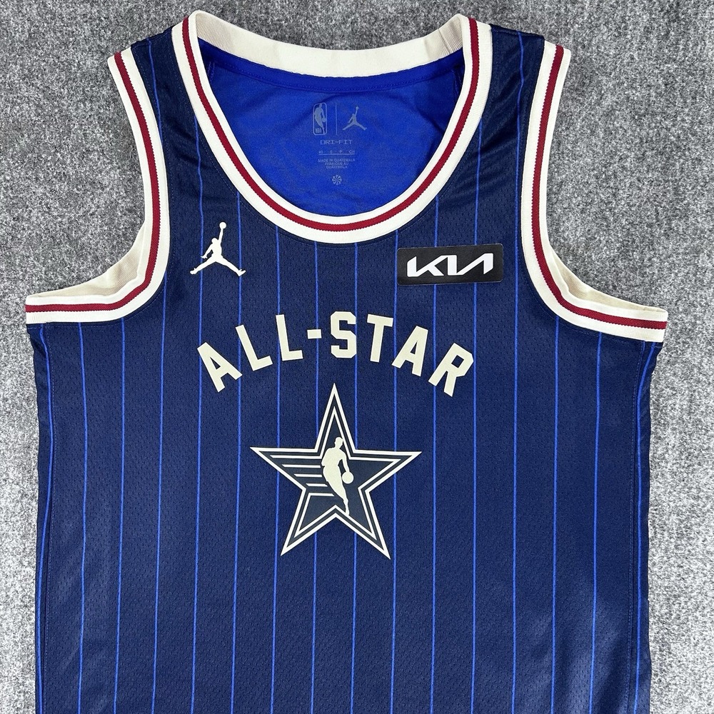 Nikola Jokic Jordan 2024 NBA All-Star Swingman Jersey Men's Small Blue - Picture 2 of 13